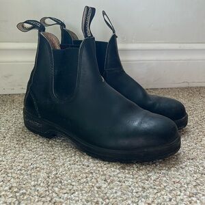 Black leather blundstones